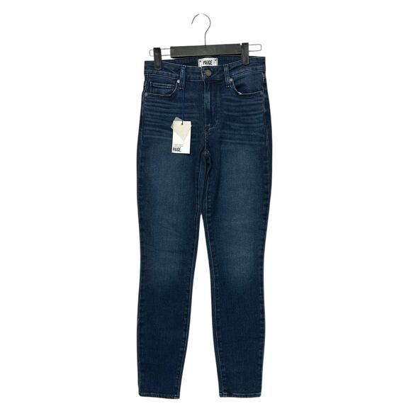 PAIGE Hoxton Ankle High Rise Skinny Jeans NWT Women's Sz 24 Tonal Layland Chic - Picture 2 of 8